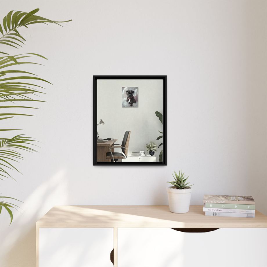 Framed 16x20 Black context
