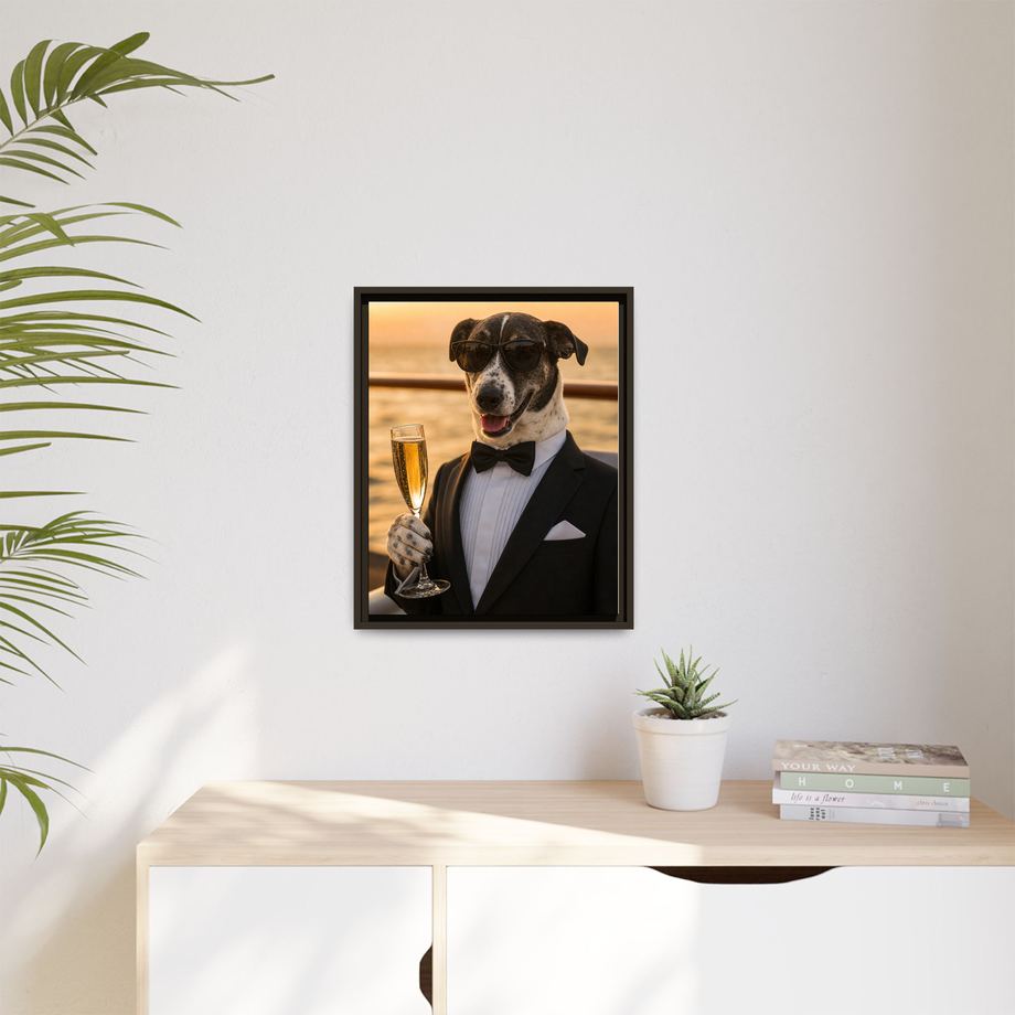 Framed 16x20 Espresso context