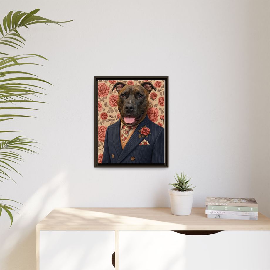 Framed 16x20 Espresso context