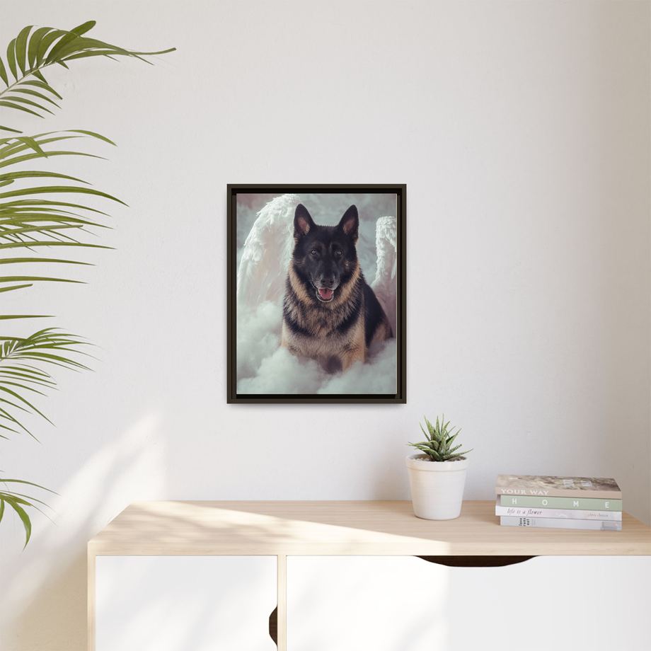 Framed 16x20 Espresso context