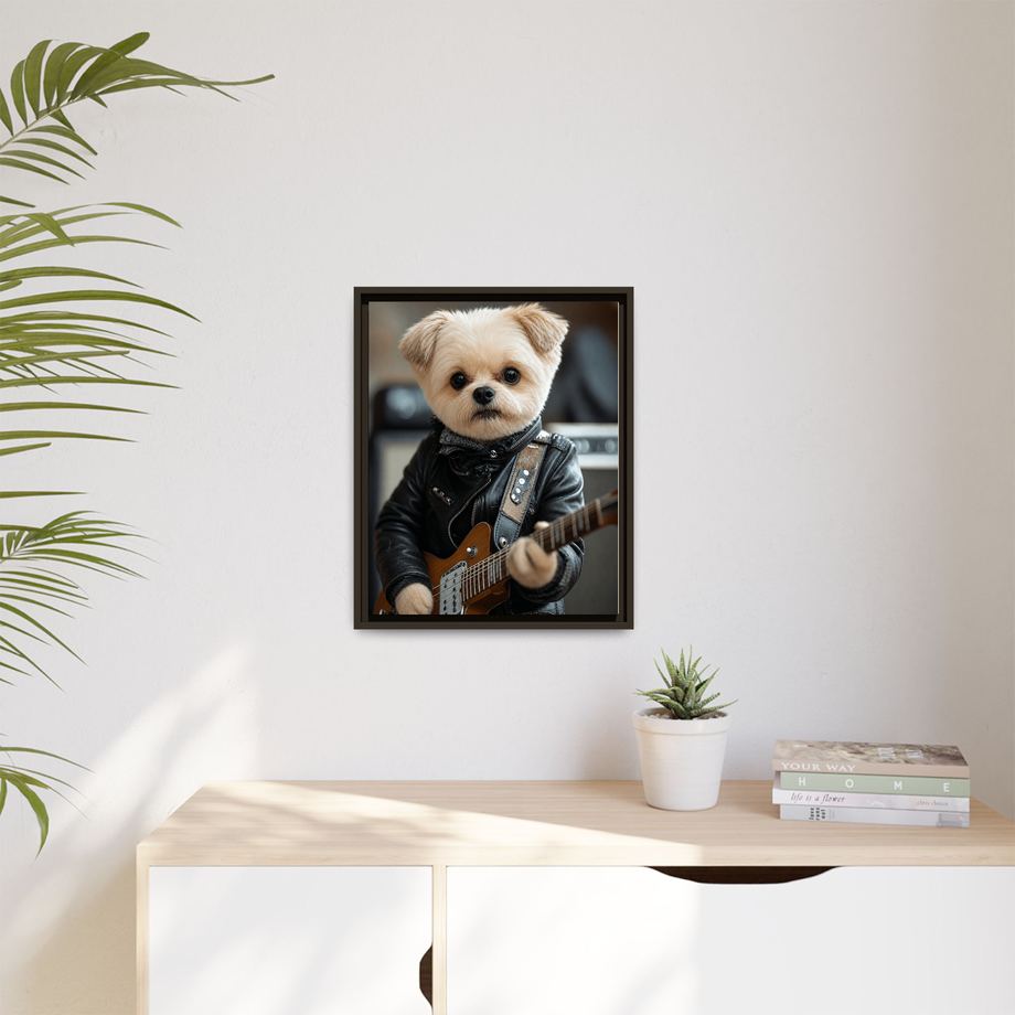 Framed 16x20 Espresso context