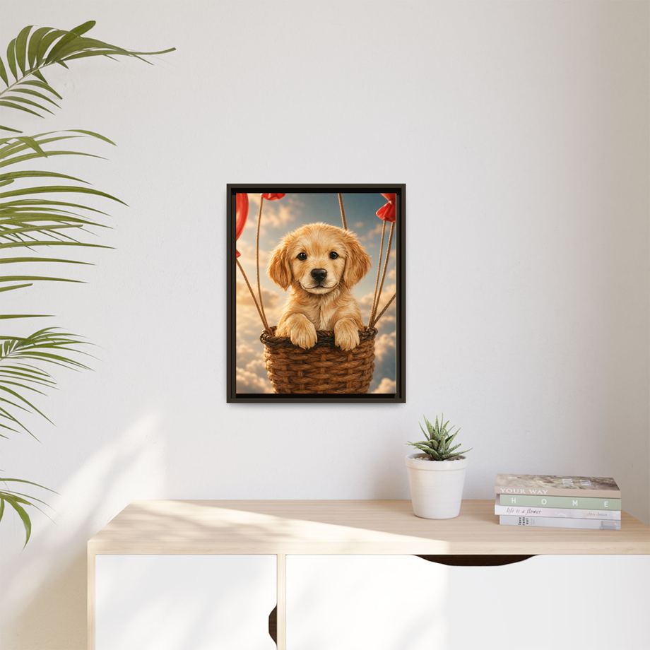 Framed 16x20 Espresso context