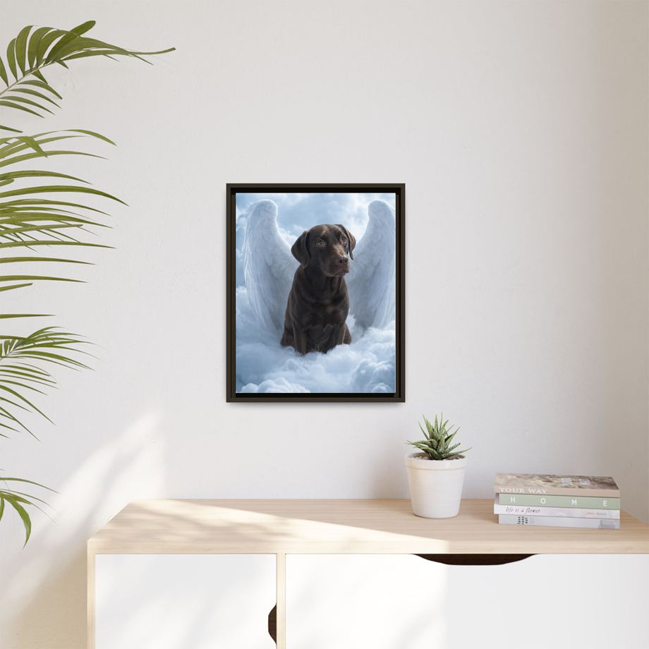 Framed 16x20 Espresso context