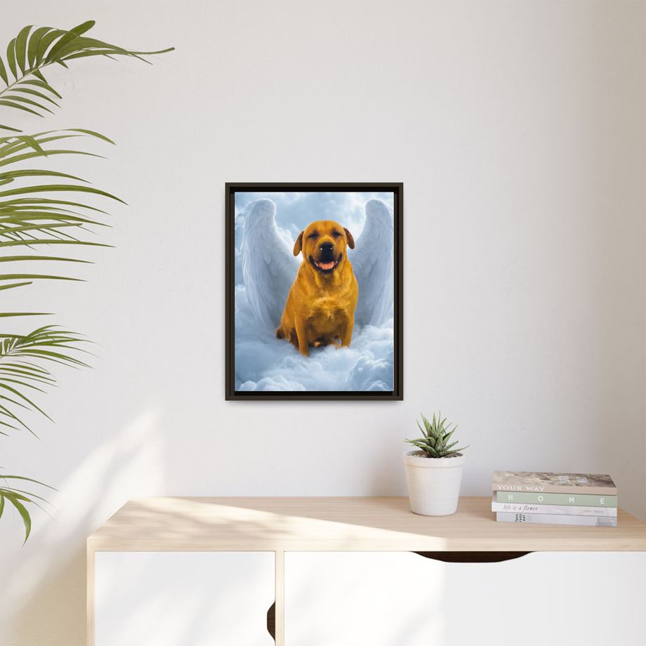 Framed 16x20 Espresso context