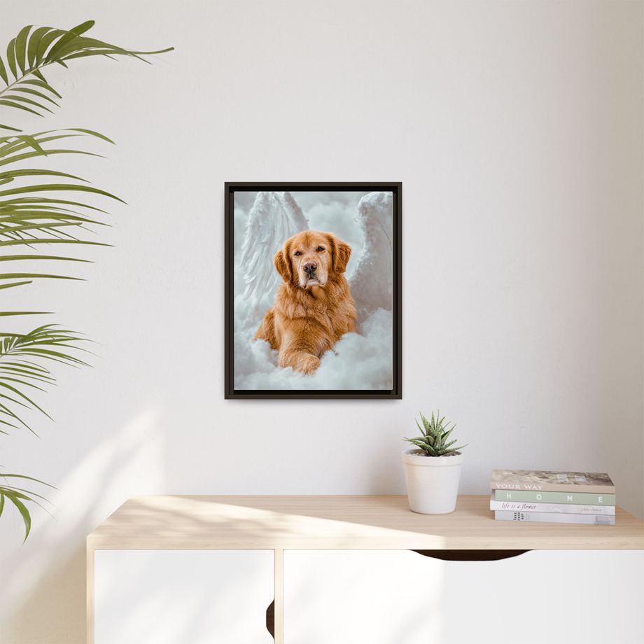 Framed 16x20 Espresso context