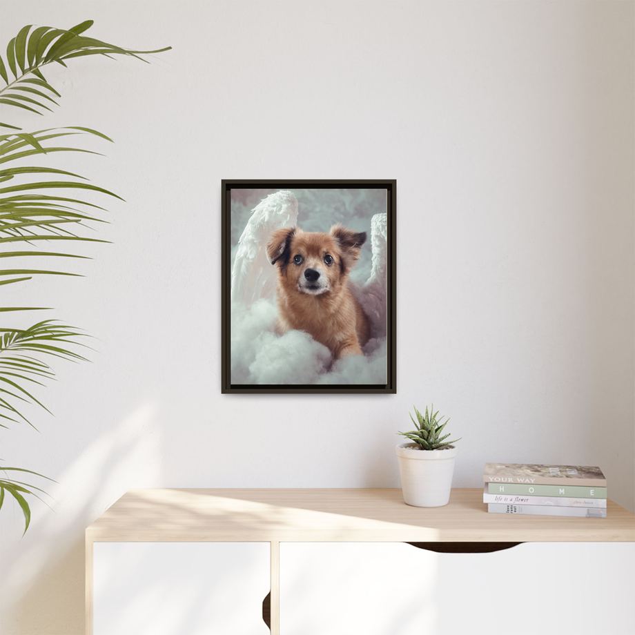 Framed 16x20 Espresso context