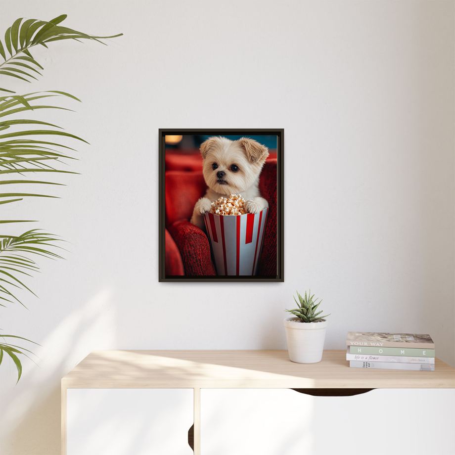 Framed 16x20 Espresso context