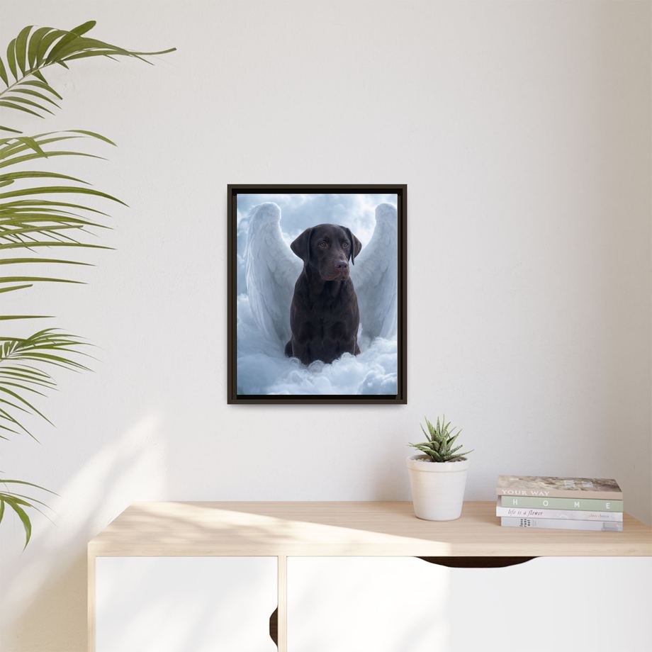 Framed 16x20 Espresso context
