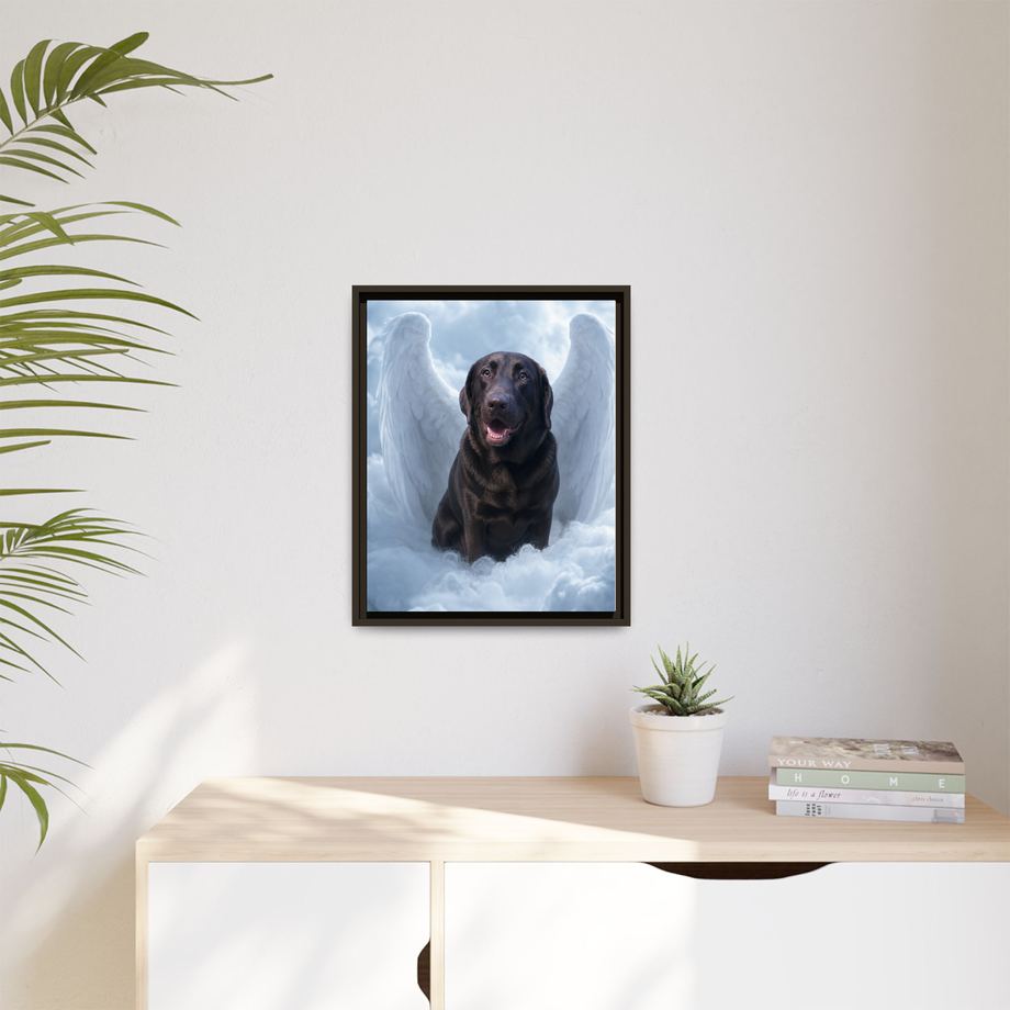 Framed 16x20 Espresso context