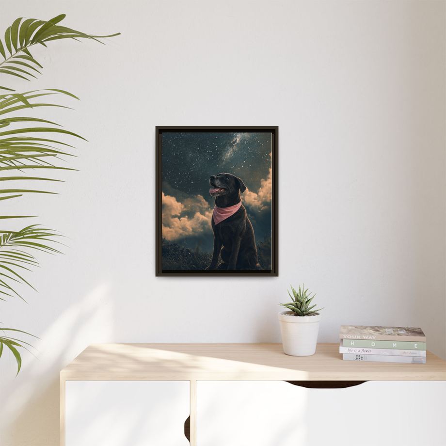 Framed 16x20 Espresso context