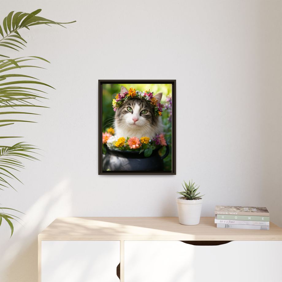 Framed 16x20 Espresso context