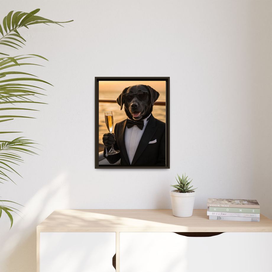 Framed 16x20 Espresso context