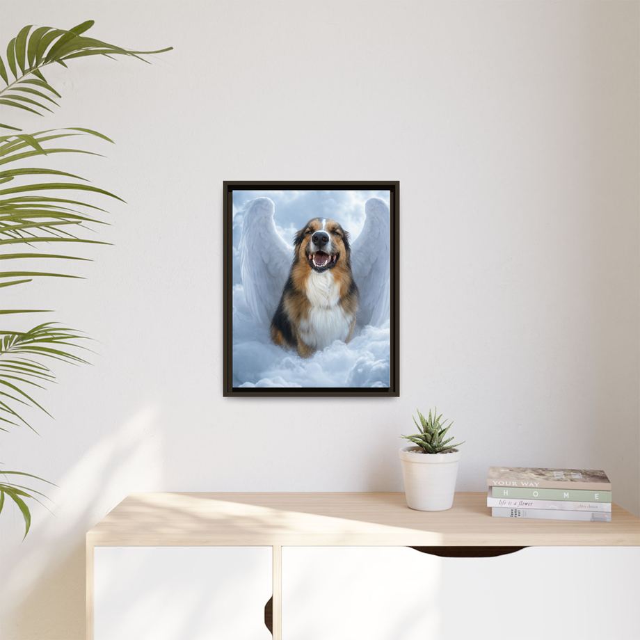 Framed 16x20 Espresso context