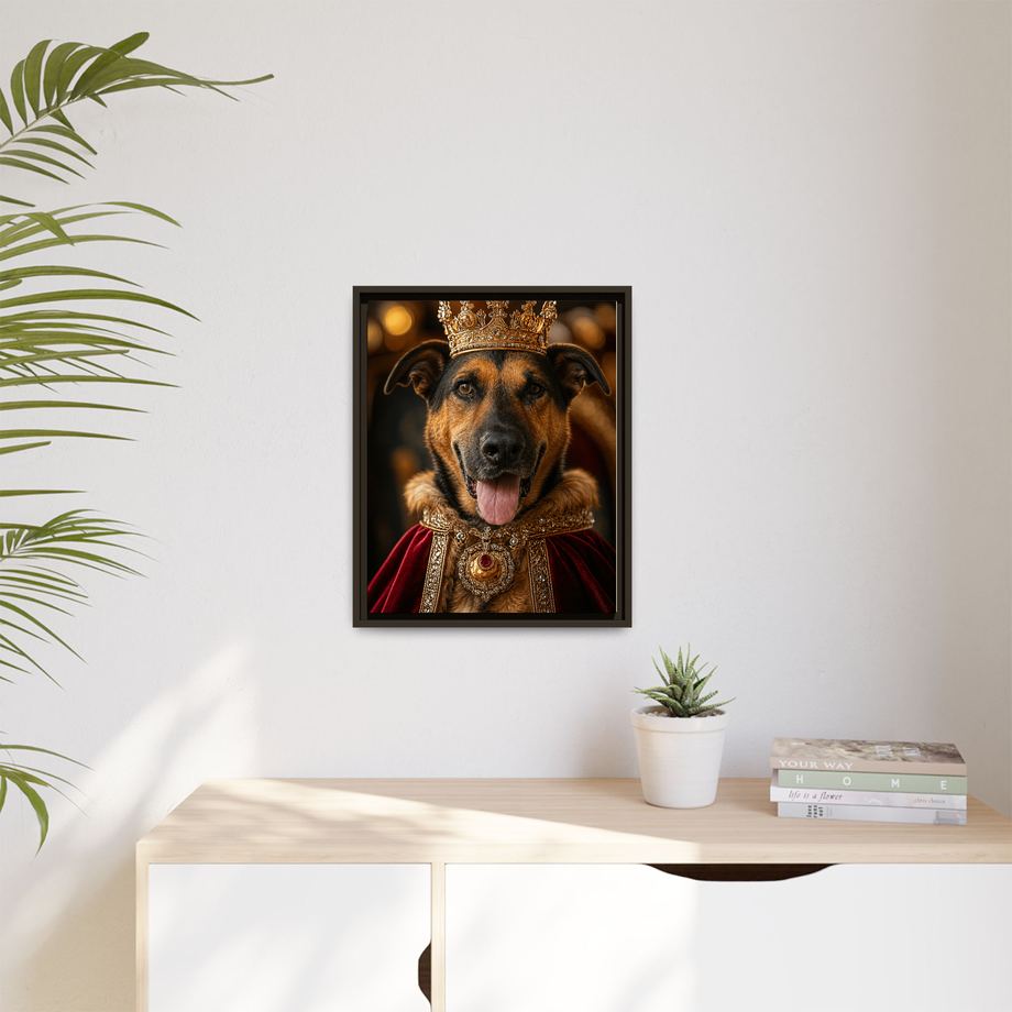 Framed 16x20 Espresso context