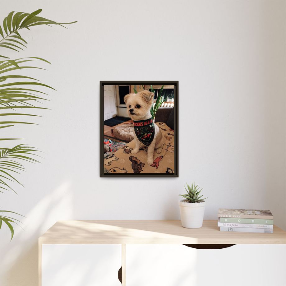 Framed 16x20 Espresso context