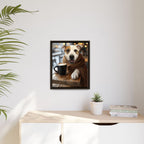 Framed 16x20 Espresso context