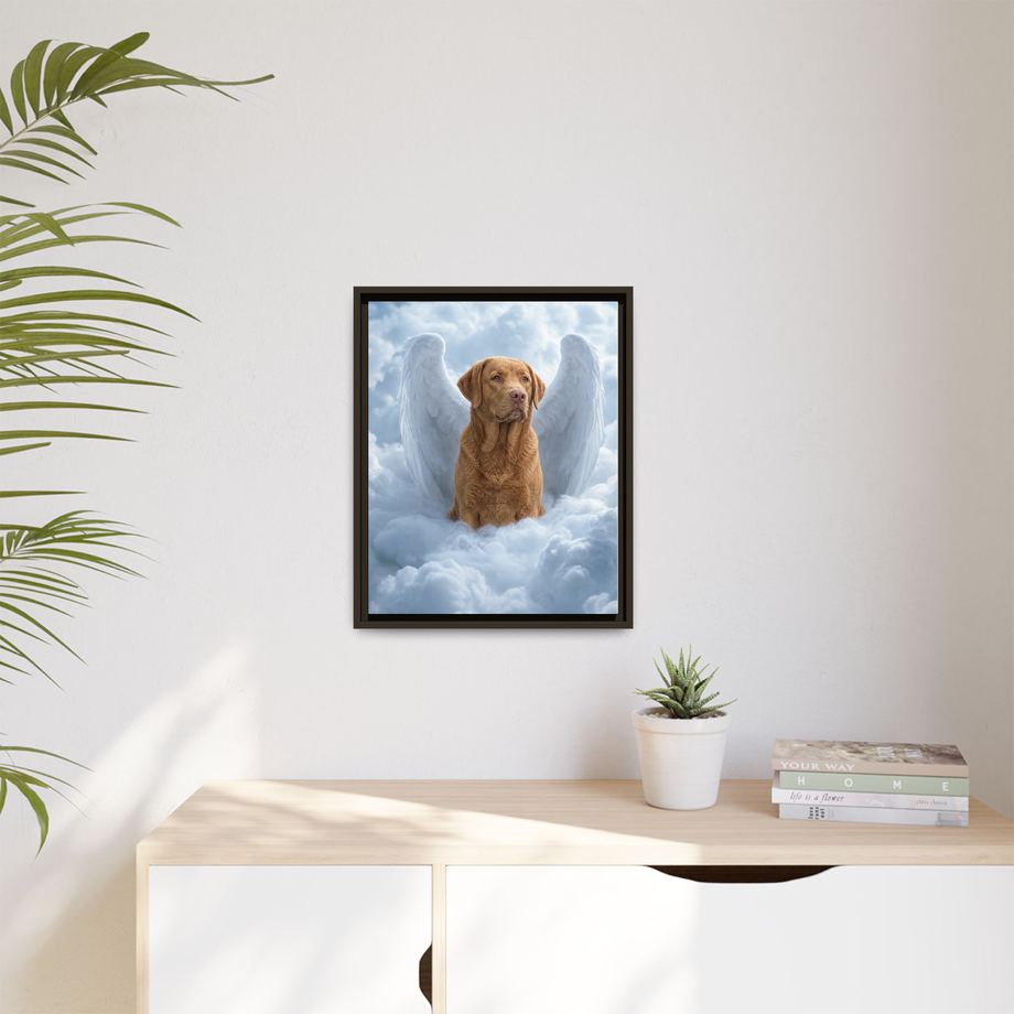 Framed 16x20 Espresso context