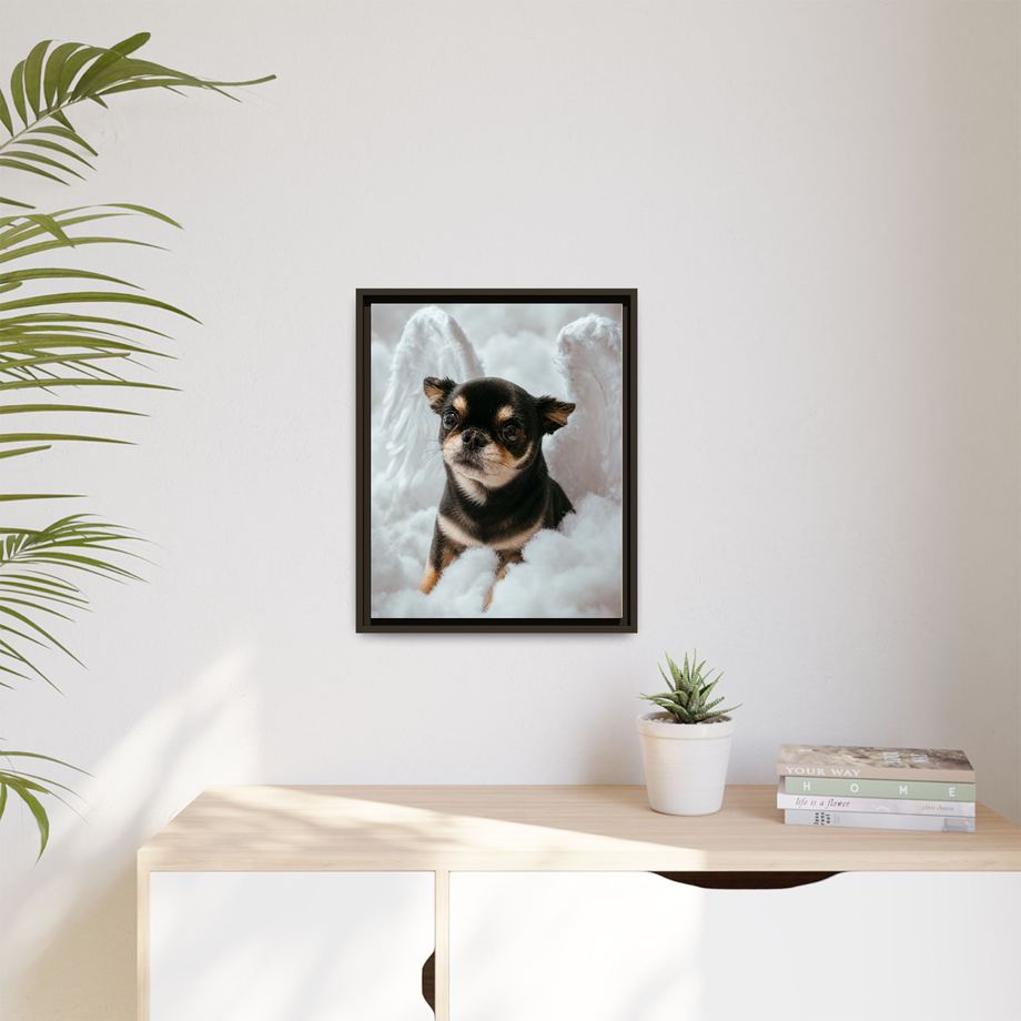 Framed 16x20 Espresso context
