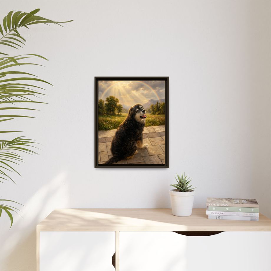 Framed 16x20 Espresso context