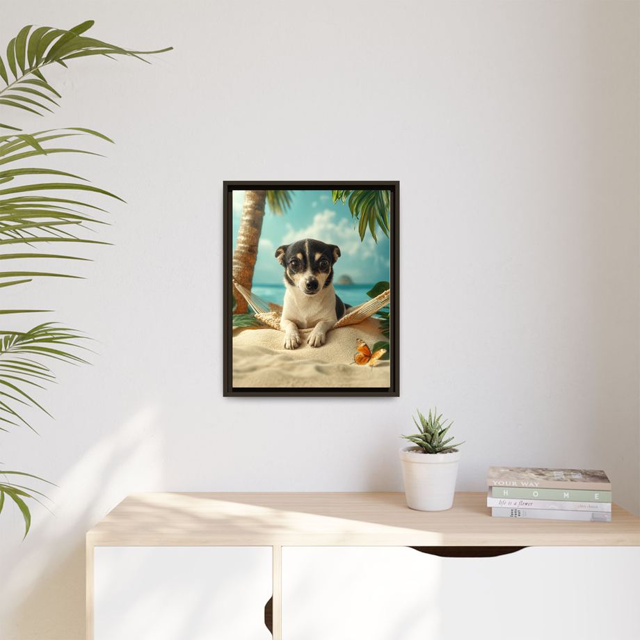 Framed 16x20 Espresso context