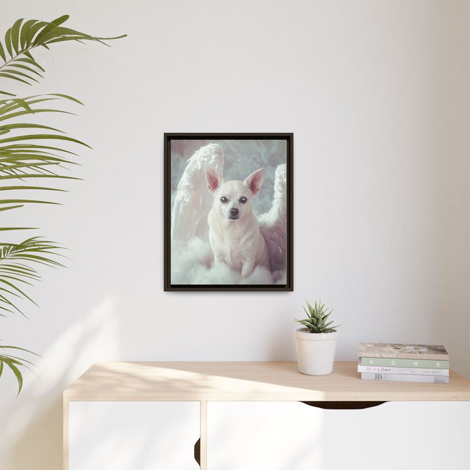 Framed 16x20 Espresso context