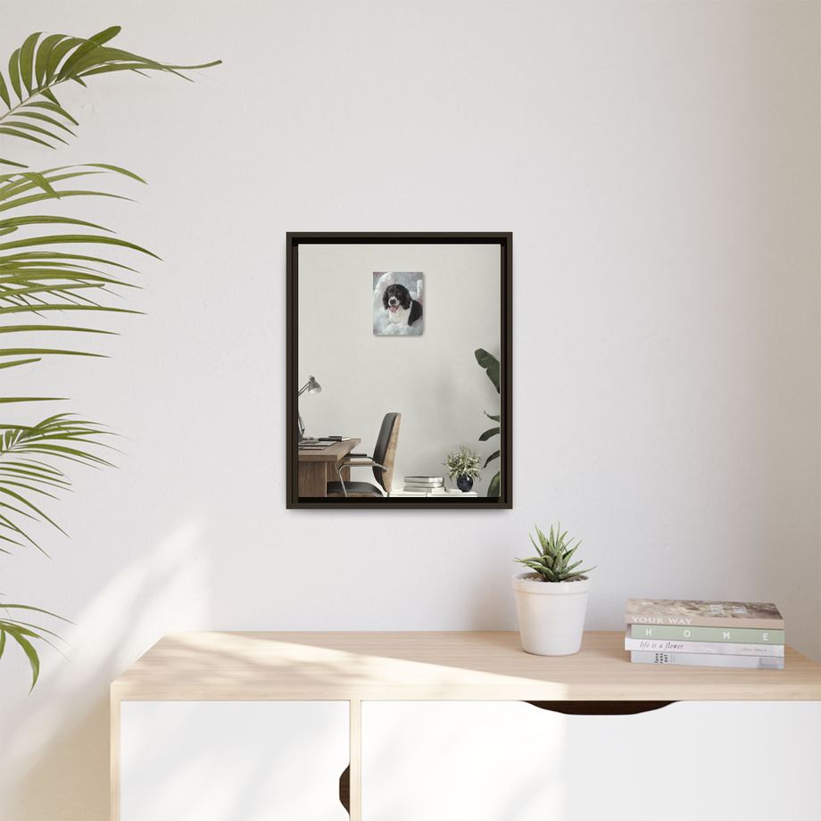Framed 16x20 Espresso context