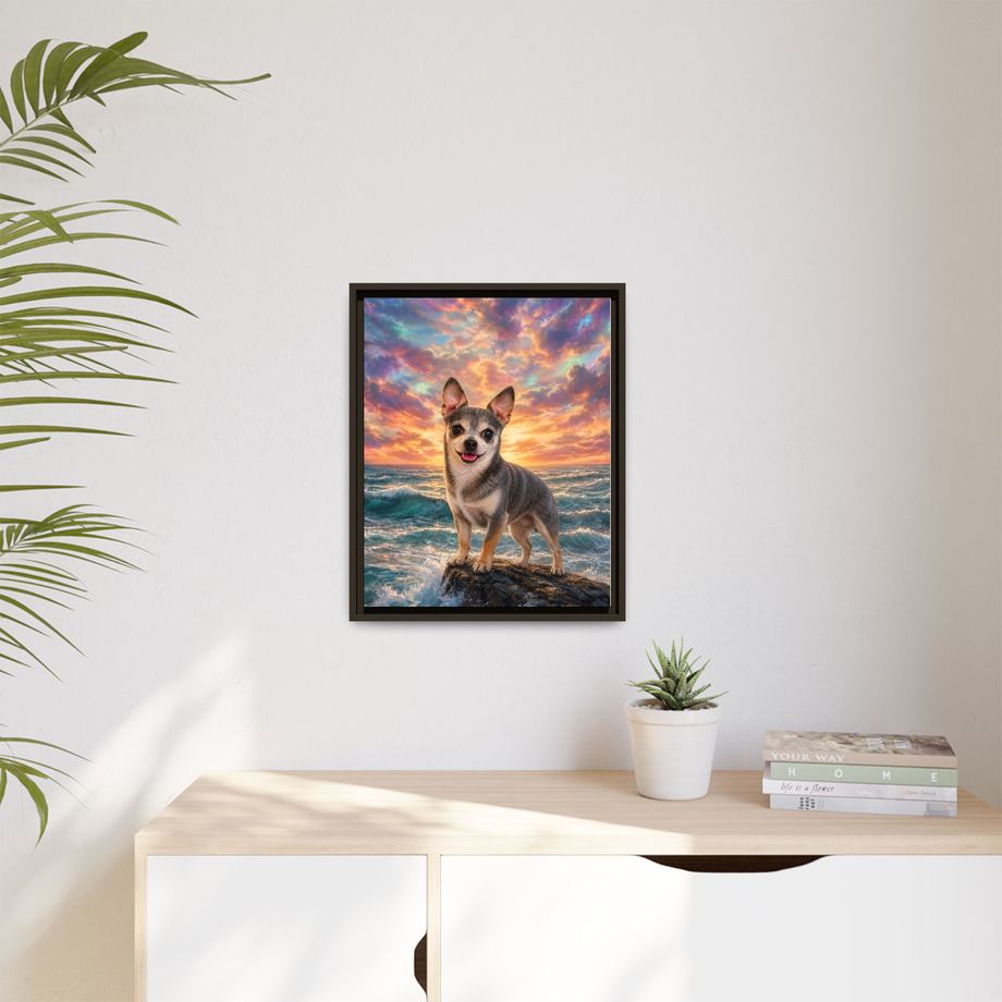 Framed 16x20 Espresso context