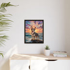 Framed 16x20 Espresso context