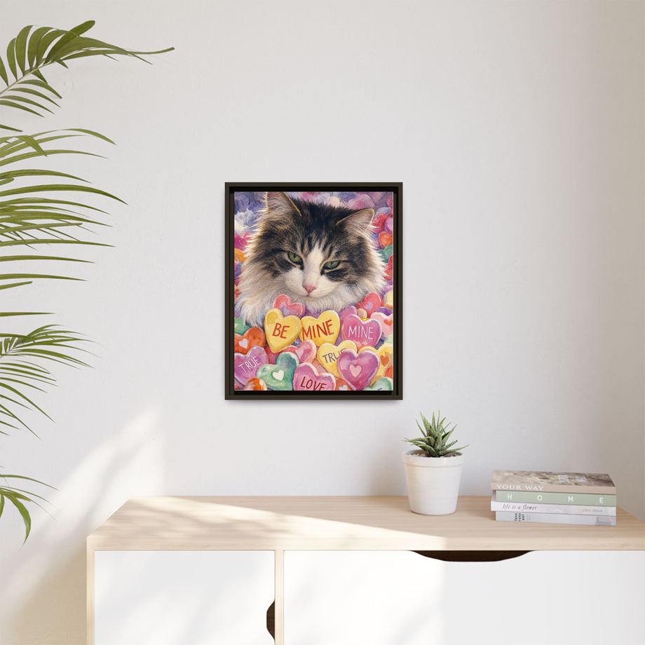 Framed 16x20 Espresso context