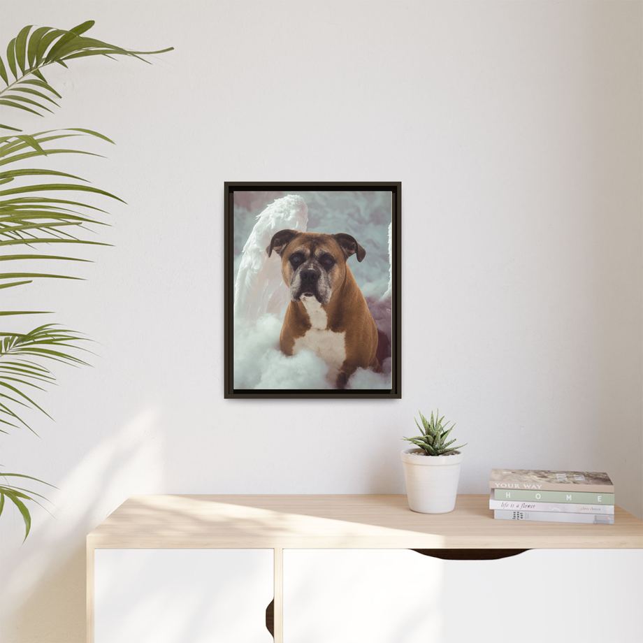 Framed 16x20 Espresso context