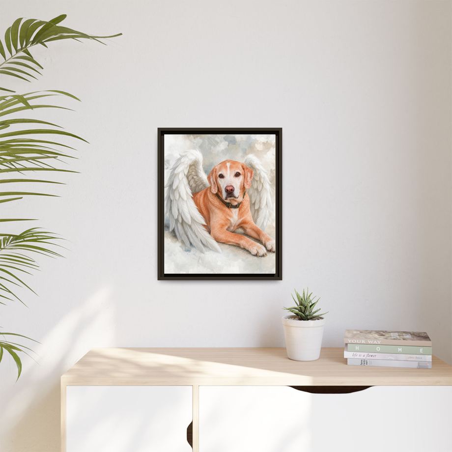 Framed 16x20 Espresso context