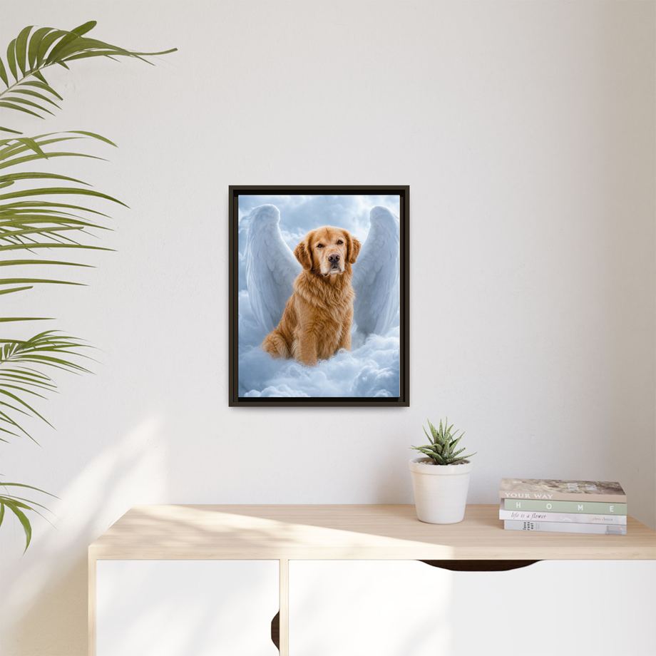 Framed 16x20 Espresso context