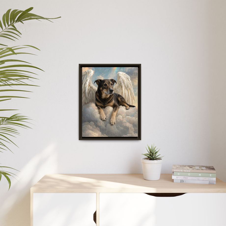 Framed 16x20 Espresso context