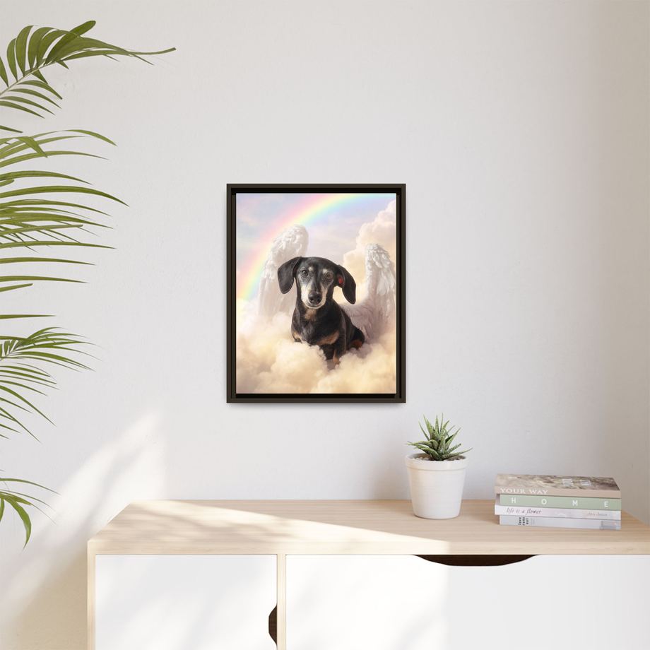 Framed 16x20 Espresso context