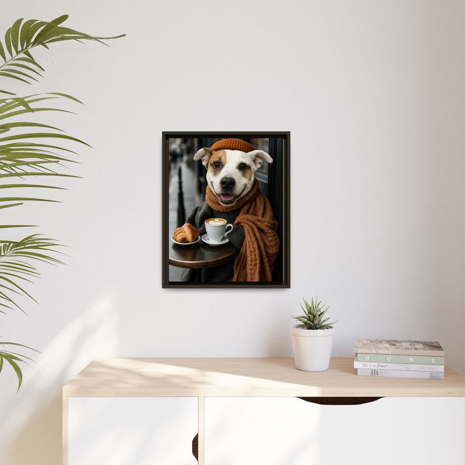 Framed 16x20 Espresso context