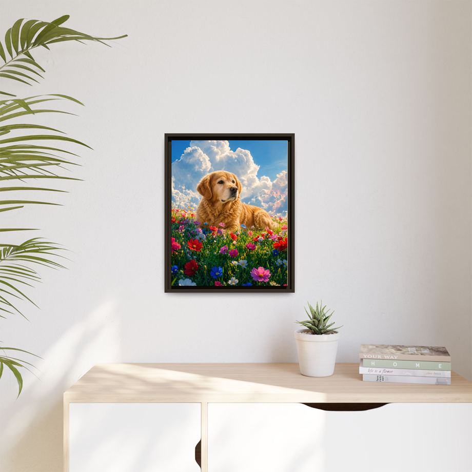 Framed 16x20 Espresso context
