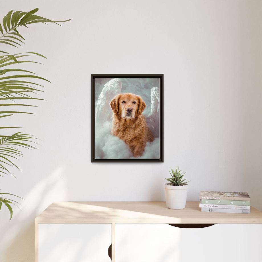Framed 16x20 Espresso context