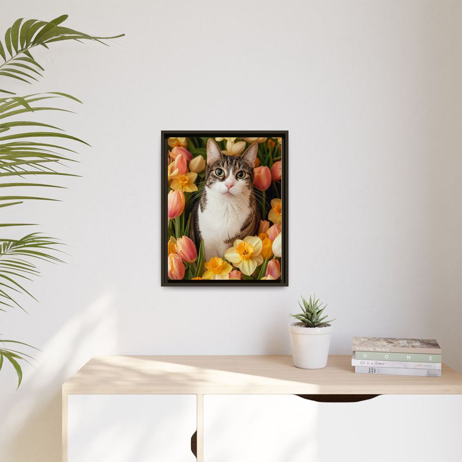 Framed 16x20 Espresso context
