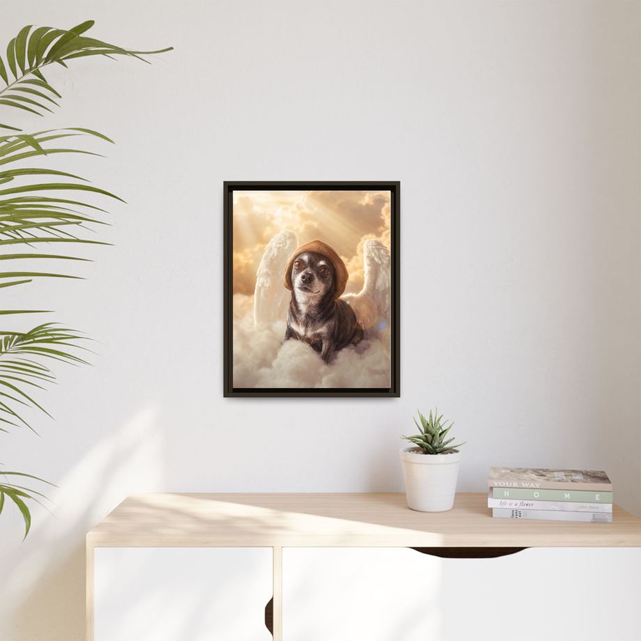 Framed 16x20 Espresso context