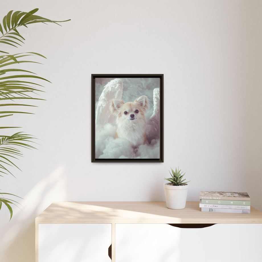 Framed 16x20 Espresso context