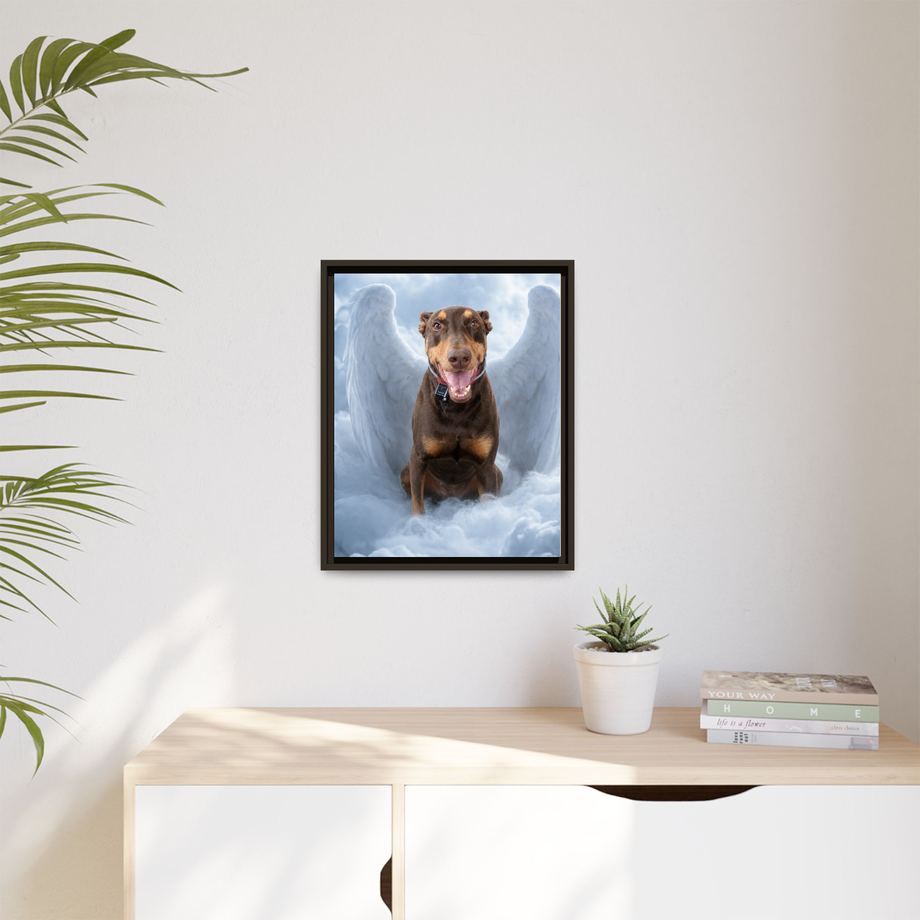 Framed 16x20 Espresso context