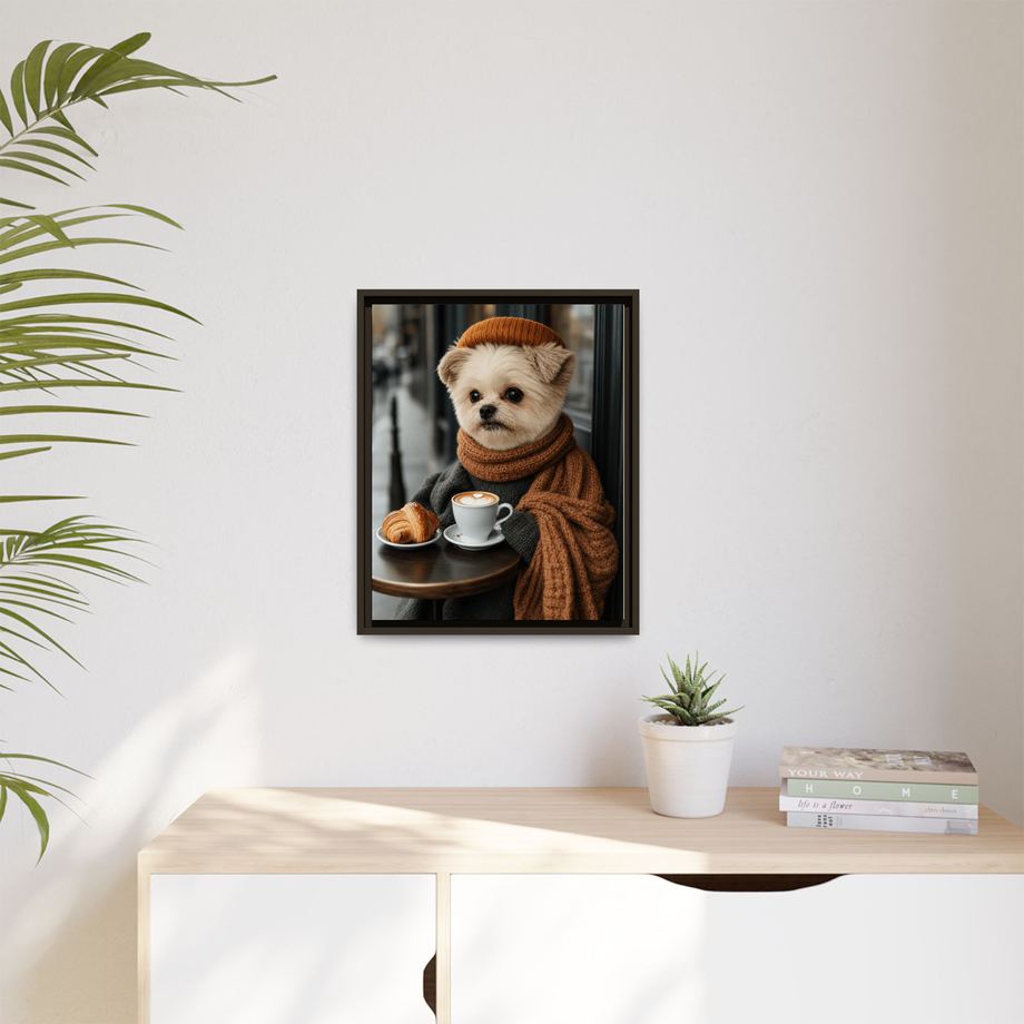 Framed 16x20 Espresso context