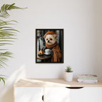 Framed 16x20 Espresso context