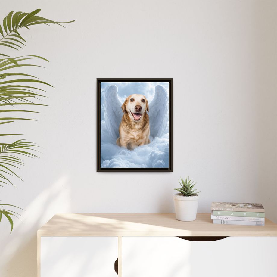 Framed 16x20 Espresso context