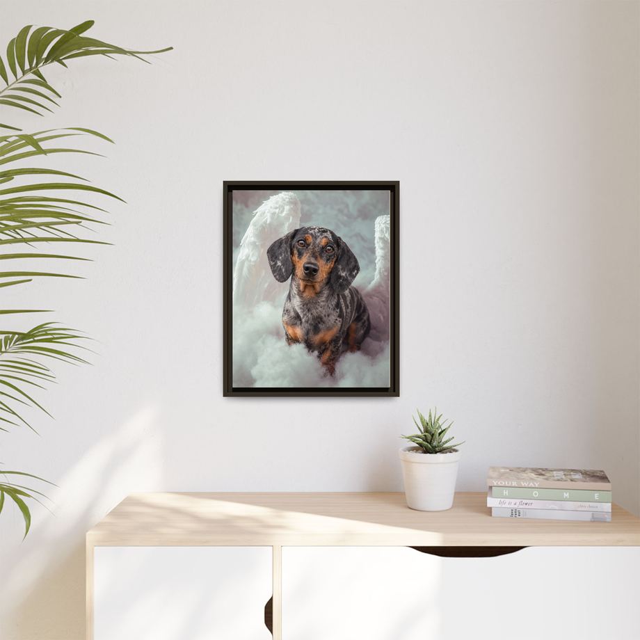 Framed 16x20 Espresso context