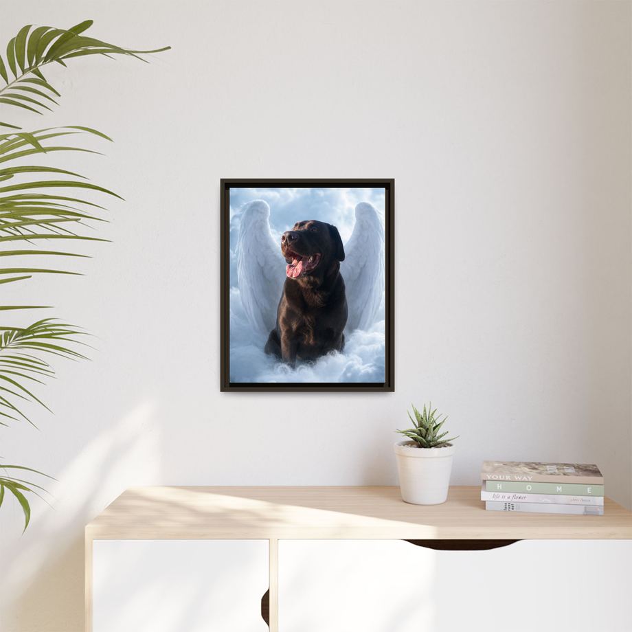 Framed 16x20 Espresso context