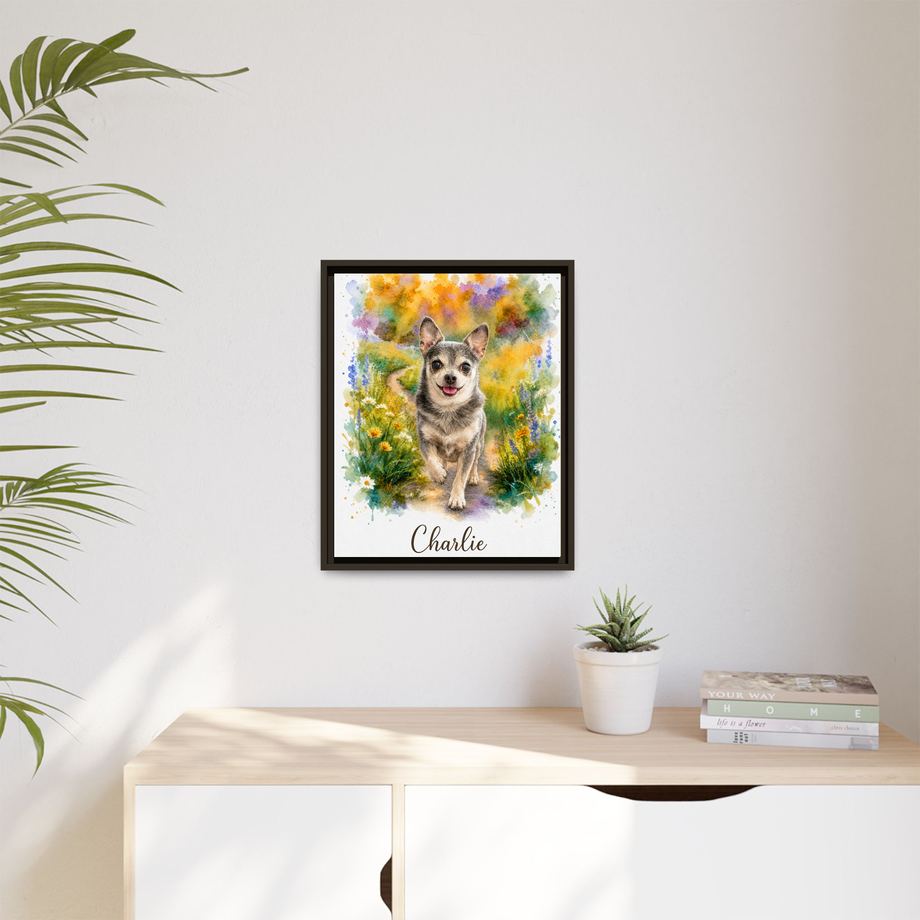 Framed 16x20 Espresso context