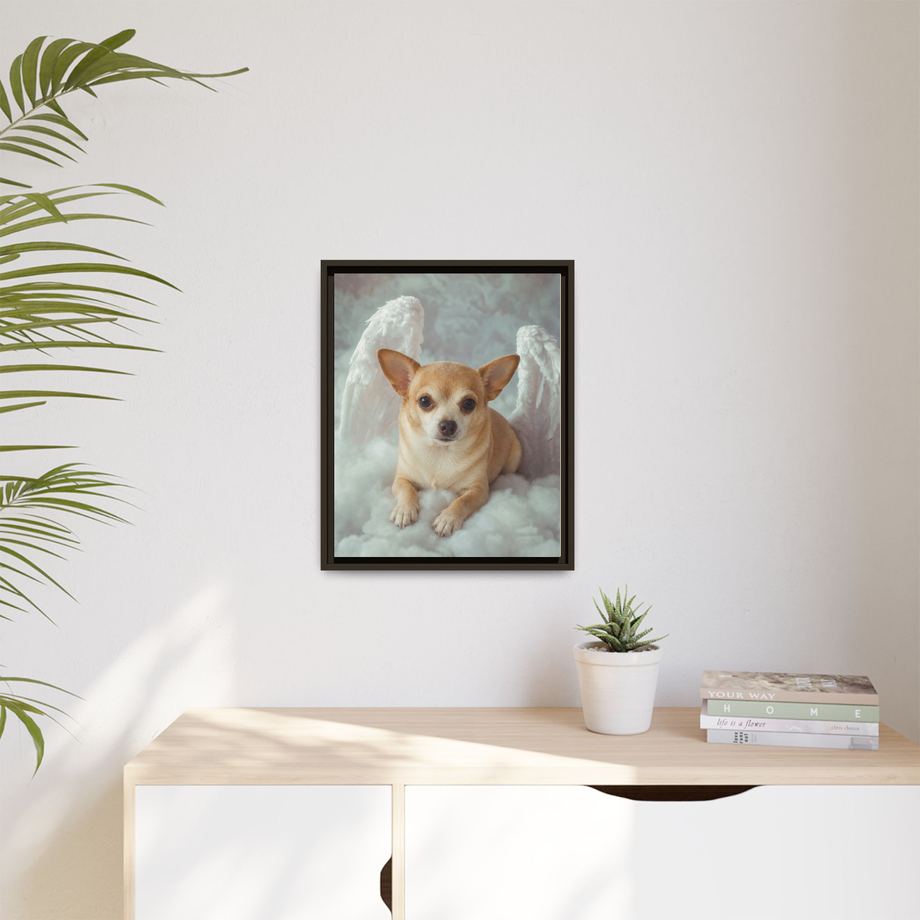 Framed 16x20 Espresso context