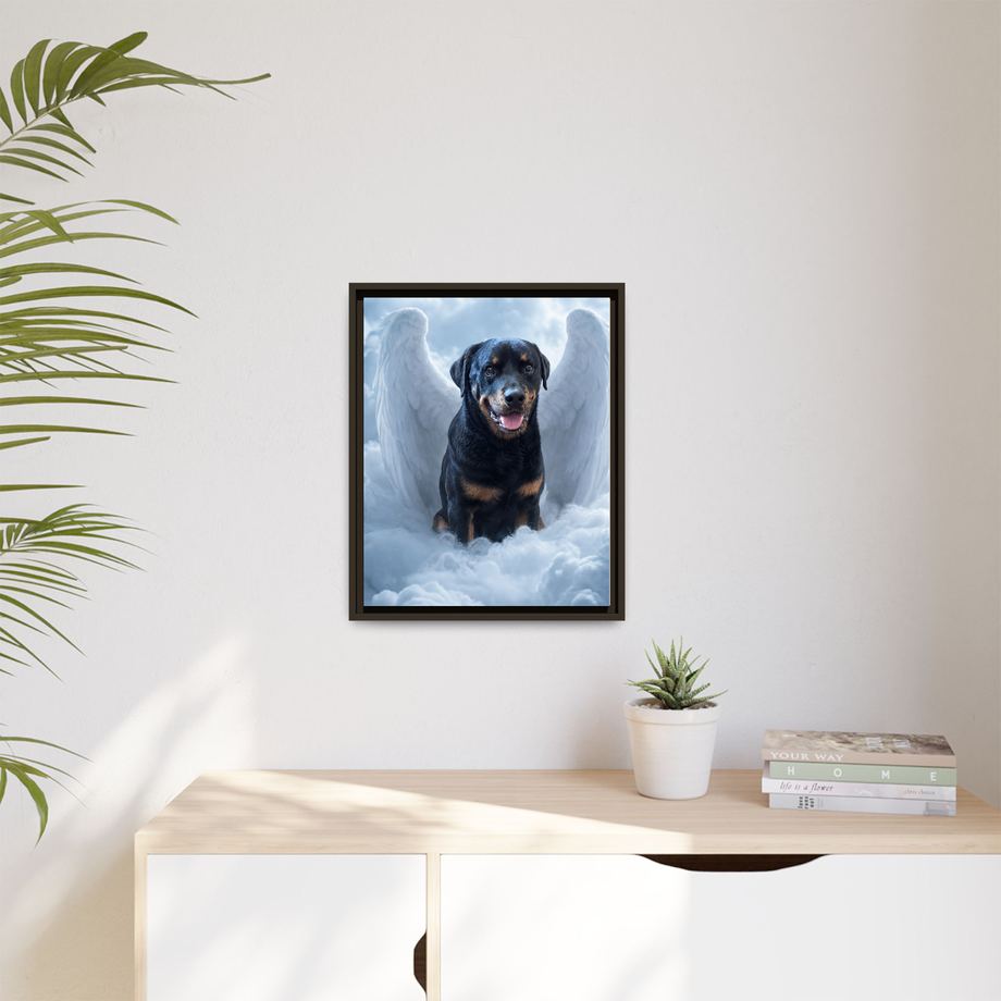 Framed 16x20 Espresso context