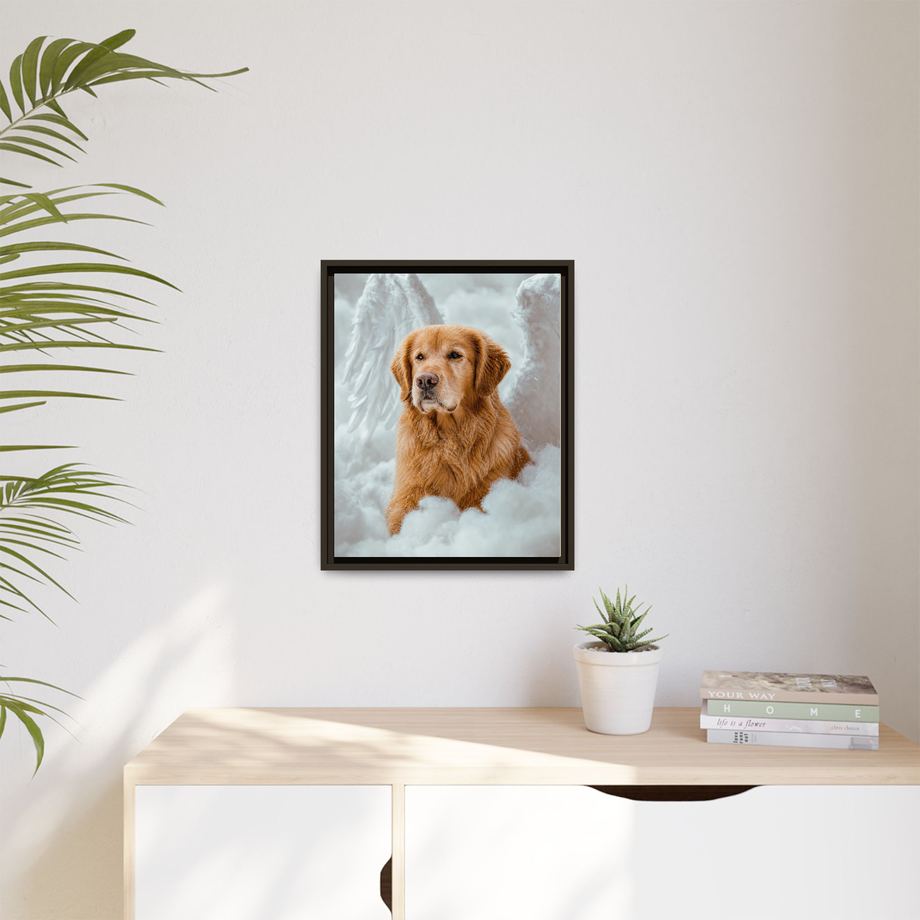 Framed 16x20 Espresso context